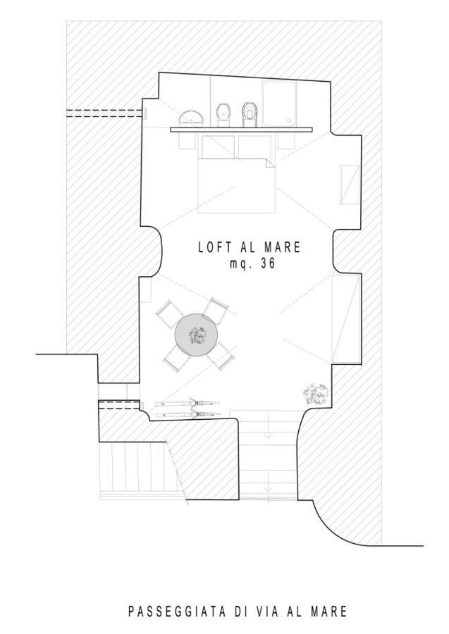 Villa Loft al mare San Lorenzo al Mare Exterior foto